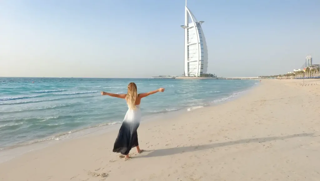 Tourisme in Dubai Beach